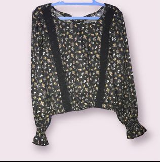 Flower Vintage Blouse