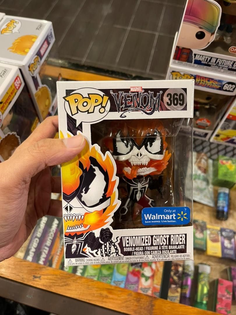 Funko Pop Venomized Ghost Rider Walmart Exclusive Hobbies Toys