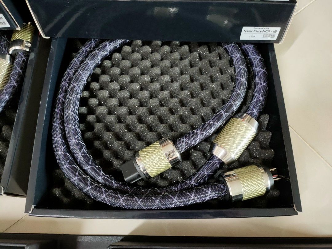 Furutech Nanoflux NCF powercord, Audio, Other Audio Equipment on Carousell