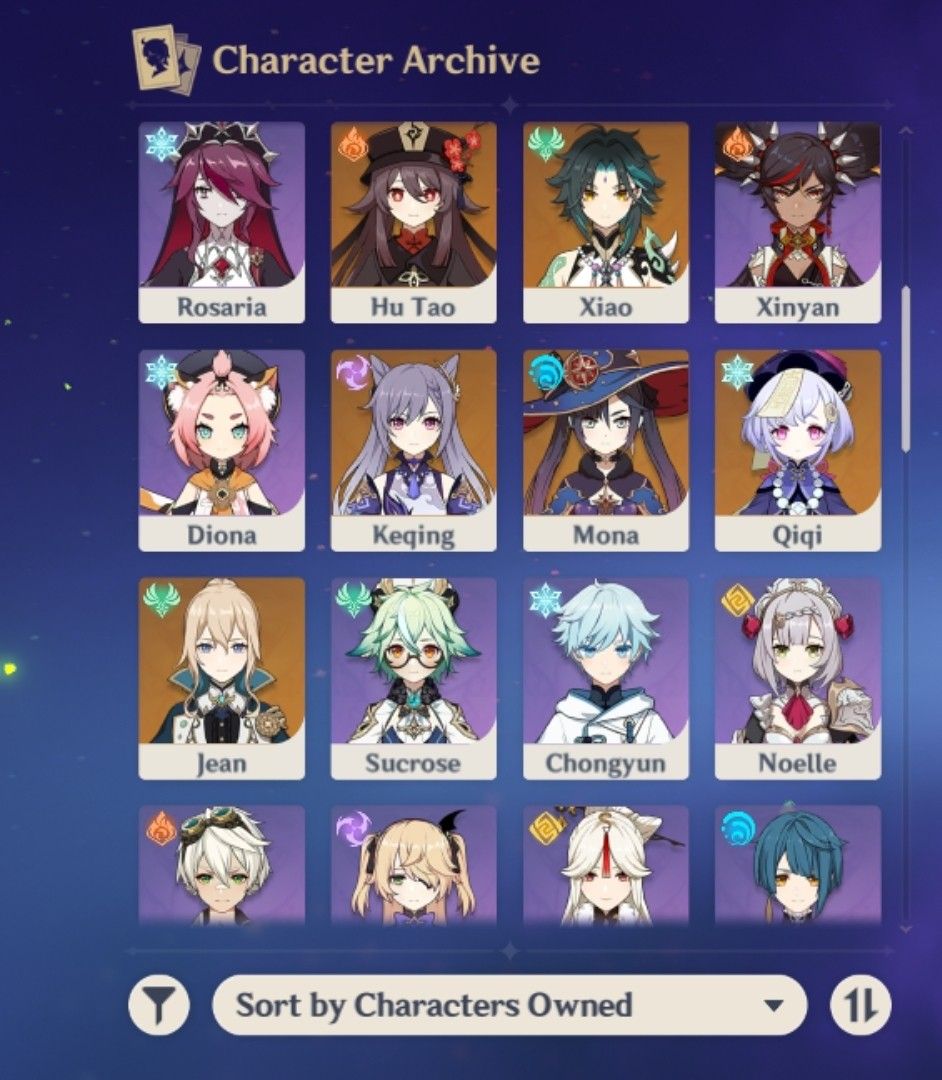 Compte Genshin Impact Asia AR57 - Très Bon état - PC/Android/iOS - Compte De Jeu D'occasion