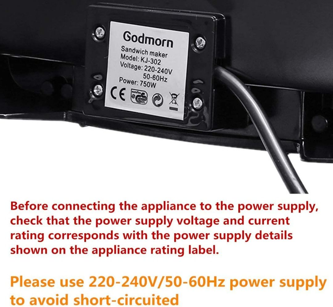 Godmorn Waffle Maker 4 in 1, Sandwich Toaster 4 Slice, Toastie Maker