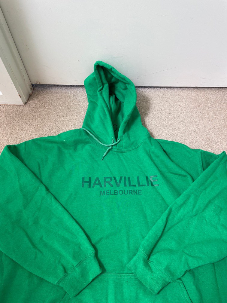 Green Hoodie, Women's Fashion, Clothes on Carousell