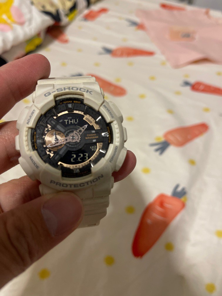 G shock clearance protection white