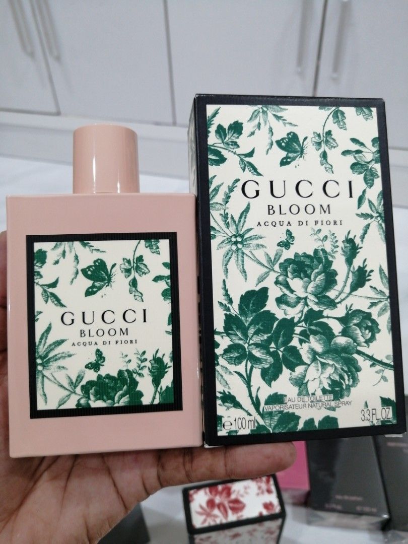GUCCI BLOOM ACQUA DI FIORI 100ML EDT Beauty Personal Care