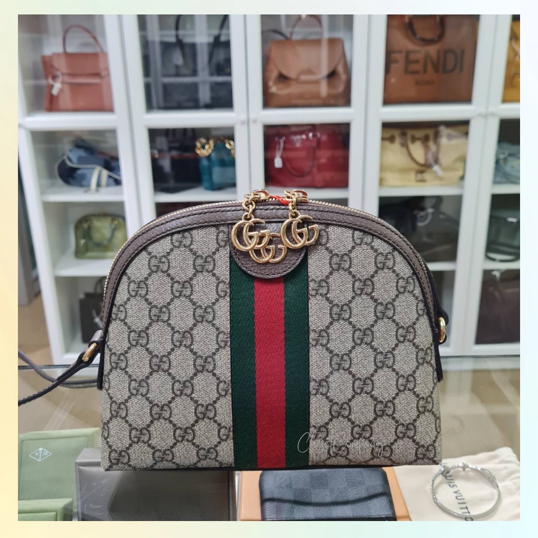 Gucci GG Supreme Ophidia Rounded top Small Bag, Luxury, Bags & Wallets on  Carousell