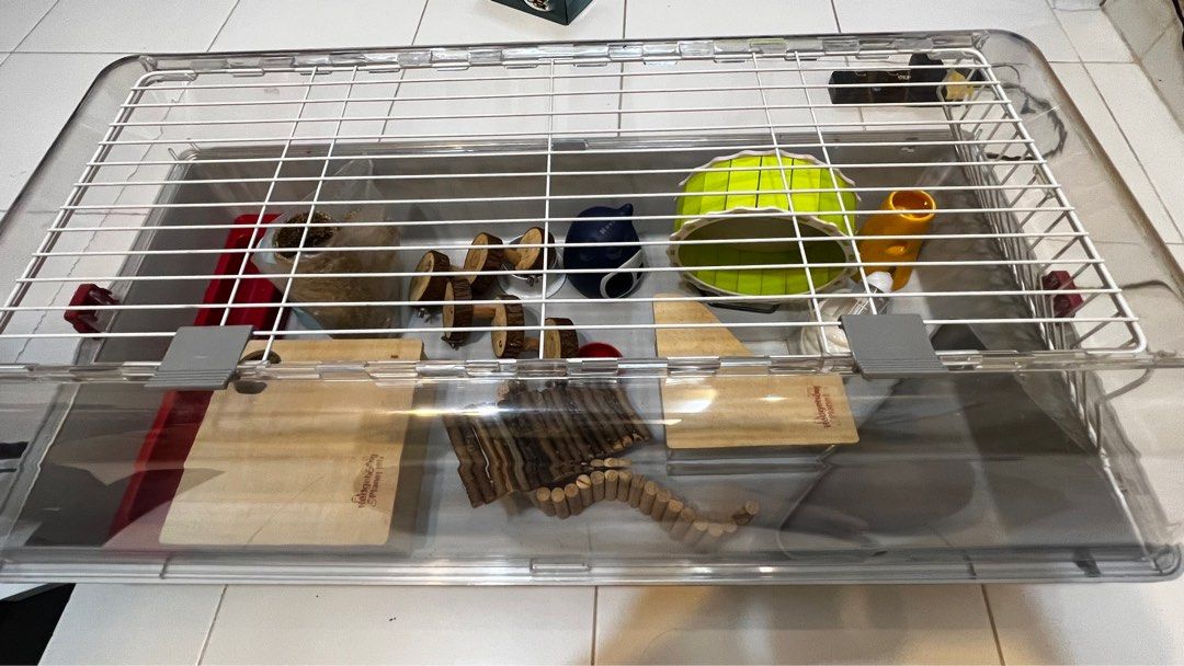 Hamster Cage Zoozone 2 grey Luxury Accessories