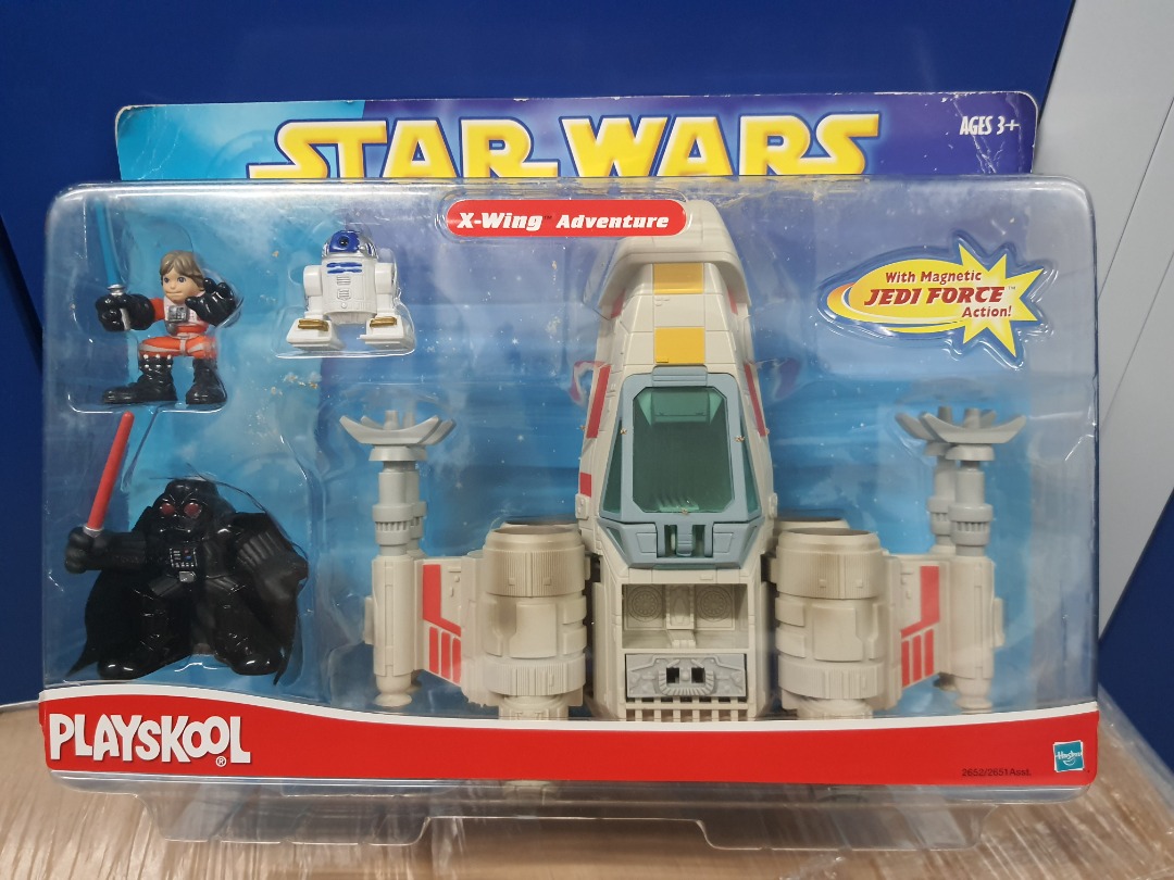 Hasbro PLAYSKOOL Star Wars Galactic Heroes X-Wing Adventure, 興趣及遊戲, 玩具 ...
