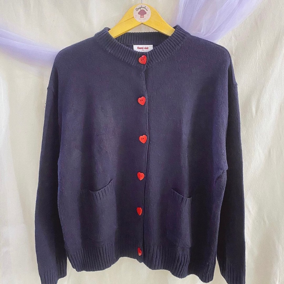 Heart discount club cardigan