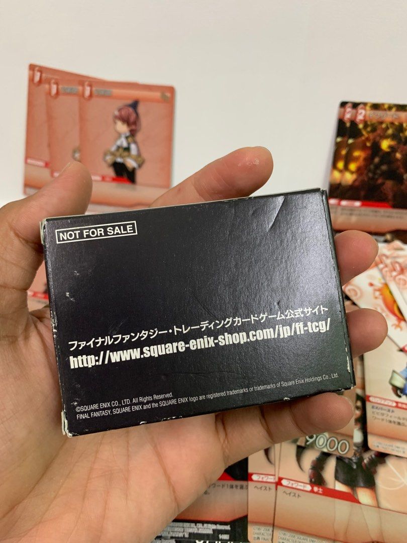 Hobby japan Final Fantasy Trading Card Game Tutorial Deck Fire, Hobbies & Toys, Toys & Games on