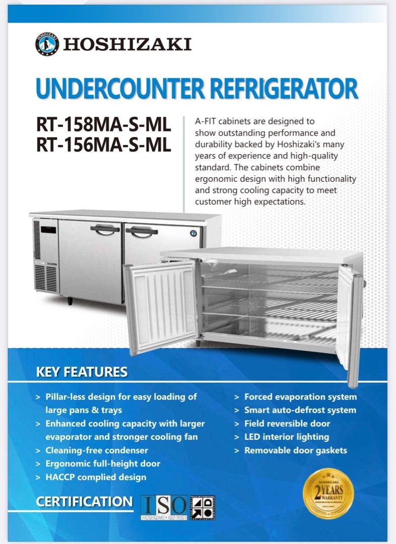 Hoshizaki Ice Maker & Fridges for sales, TV & Home Appliances, Kitchen