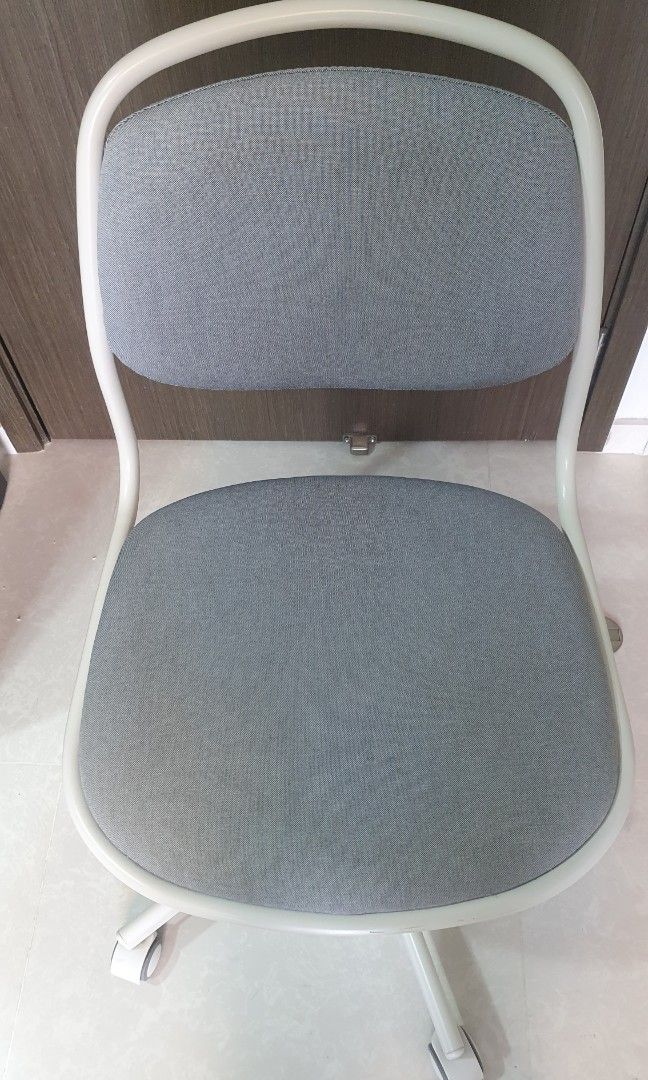 Ikea desk chair (grey/white), Furniture & Home Living, Furniture, Chairs on Carousell