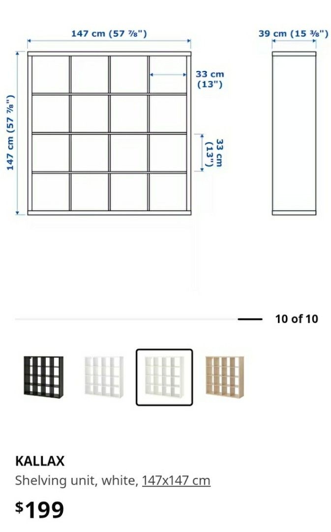 IKEA Kallax Shelf Unit 4x4 Dimensions Drawings, 56 OFF