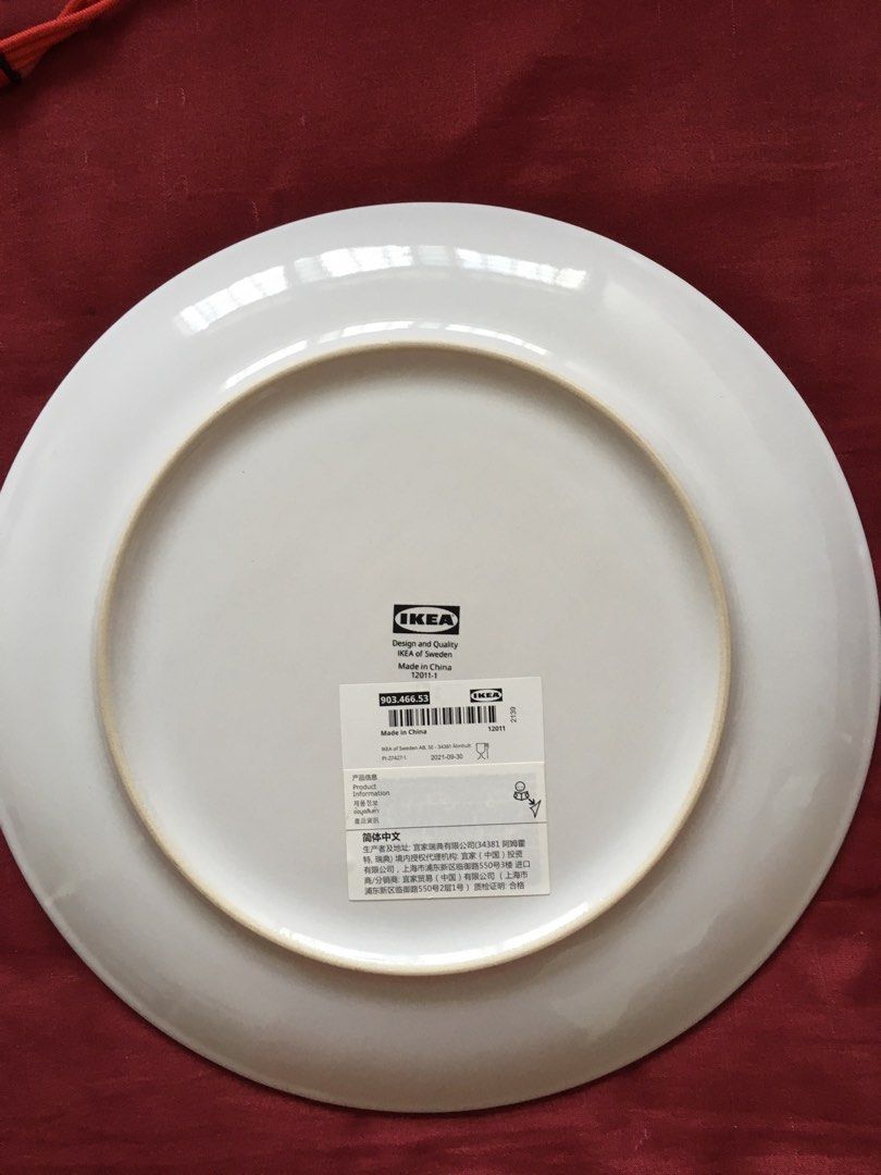 Ikea plates, Furniture & Home Living, Kitchenware & Tableware