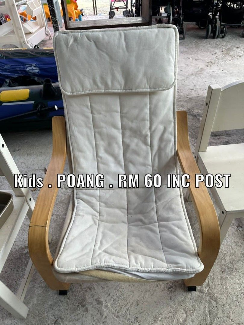 Ikea Poang Kid, Furniture & Home Living, Furniture, Chairs on Carousell