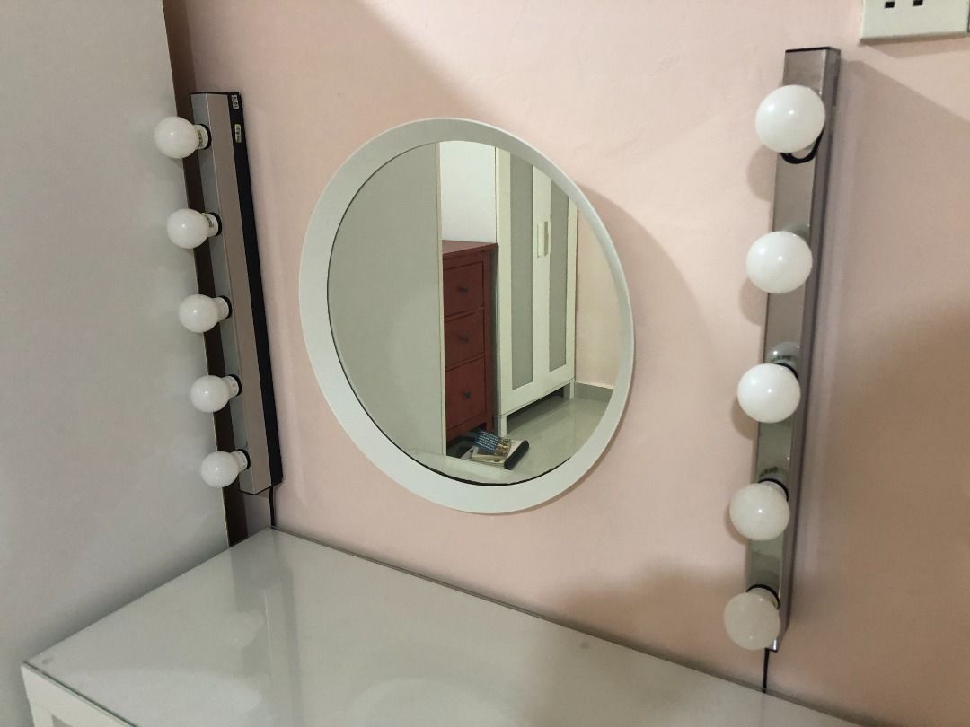 Ikea bulb mirror outlet