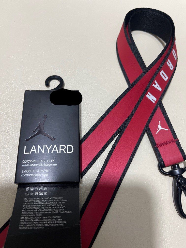 red jordan lanyard