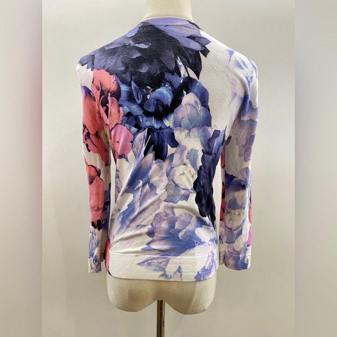 Karen millen floral cardigan discount