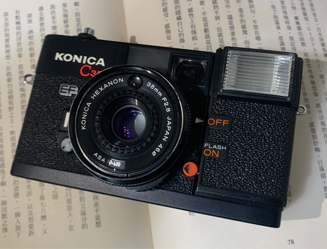 美品Konica C35 EF 底片相機（FM2可參考）聖誕交換禮物首選隨身口袋機