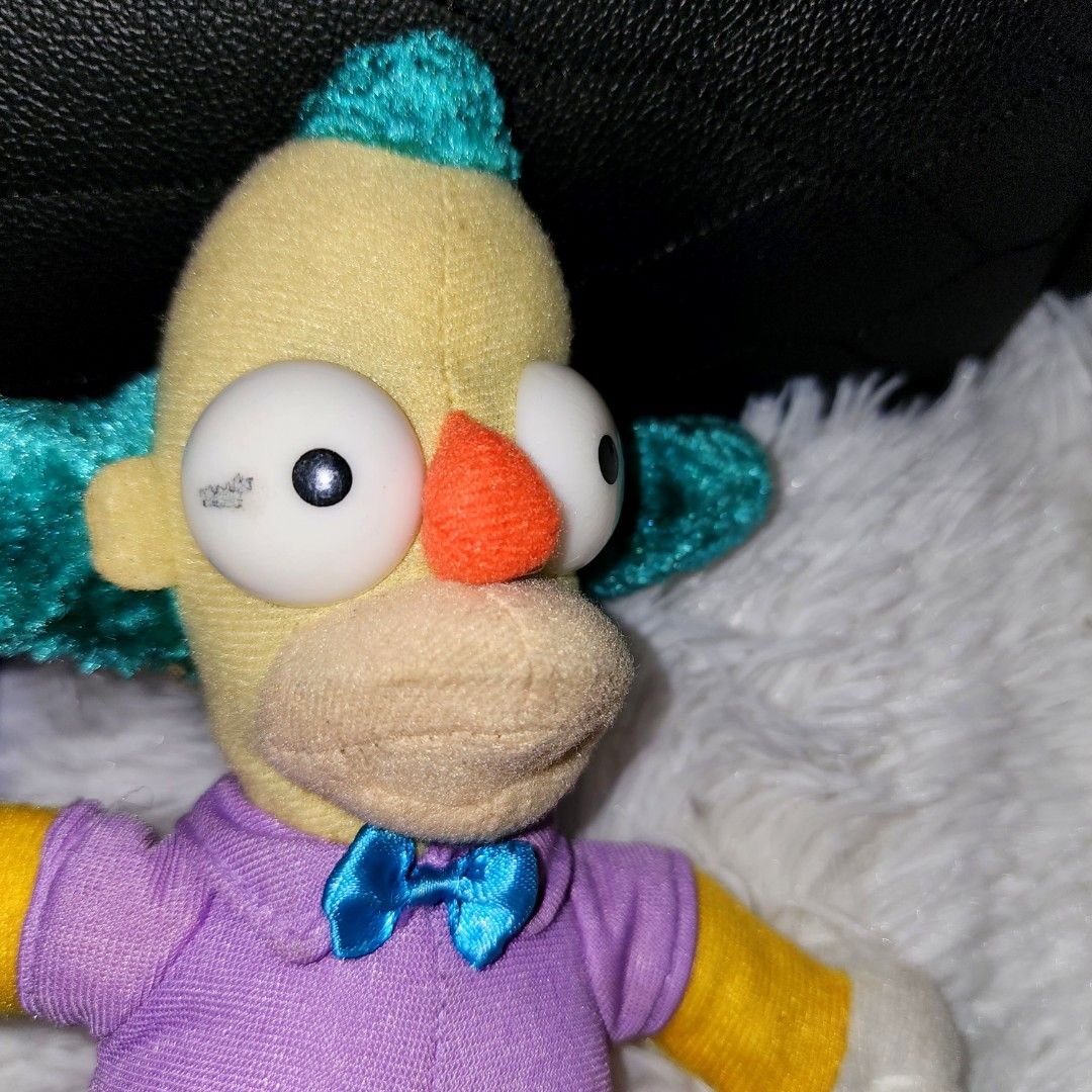 Krusty The Simpsons Plush Toy, Hobbies & Toys, Toys & Games on Carousell