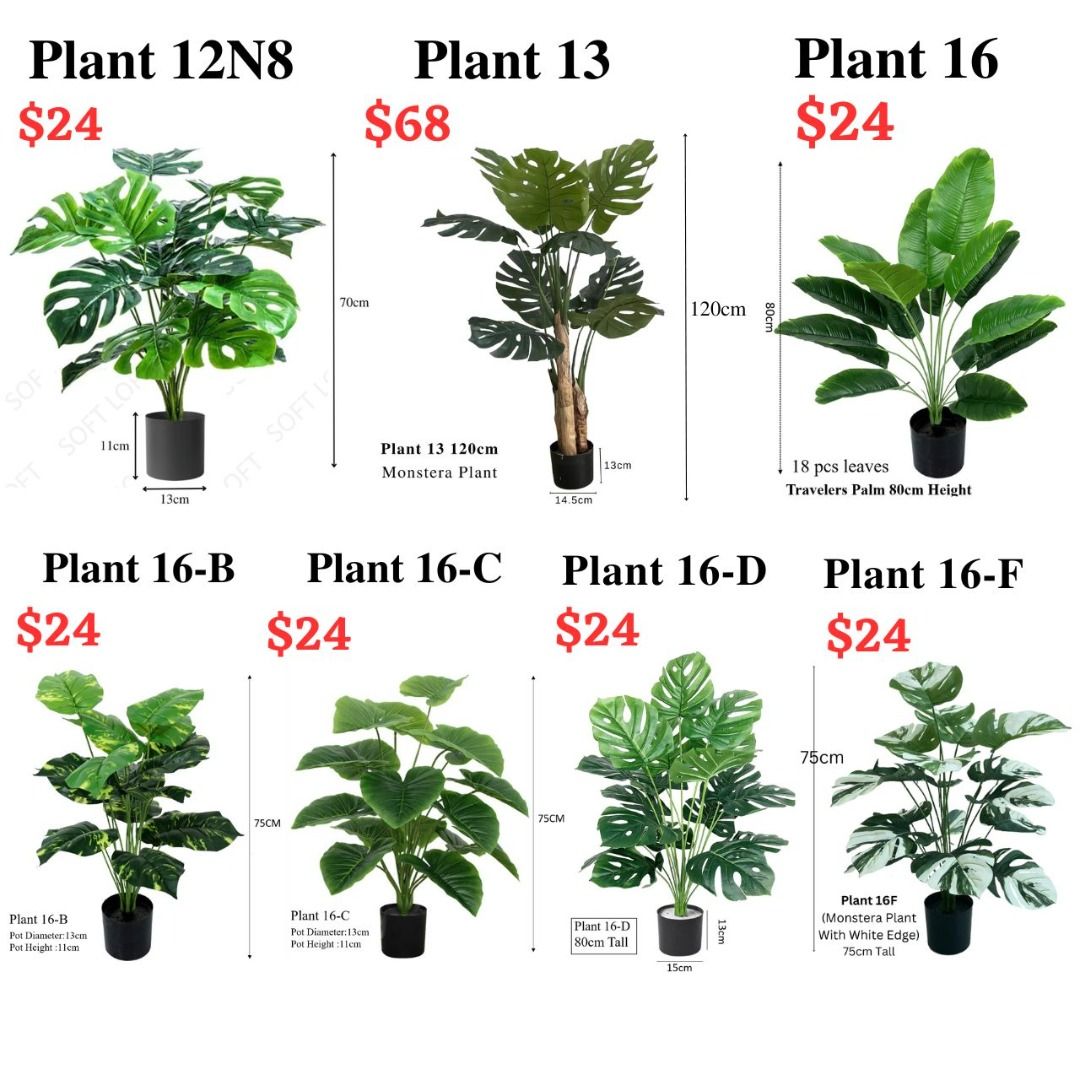 Large Artificial plant Fake Plants Tree Home Deco Indoor Outdoor Office