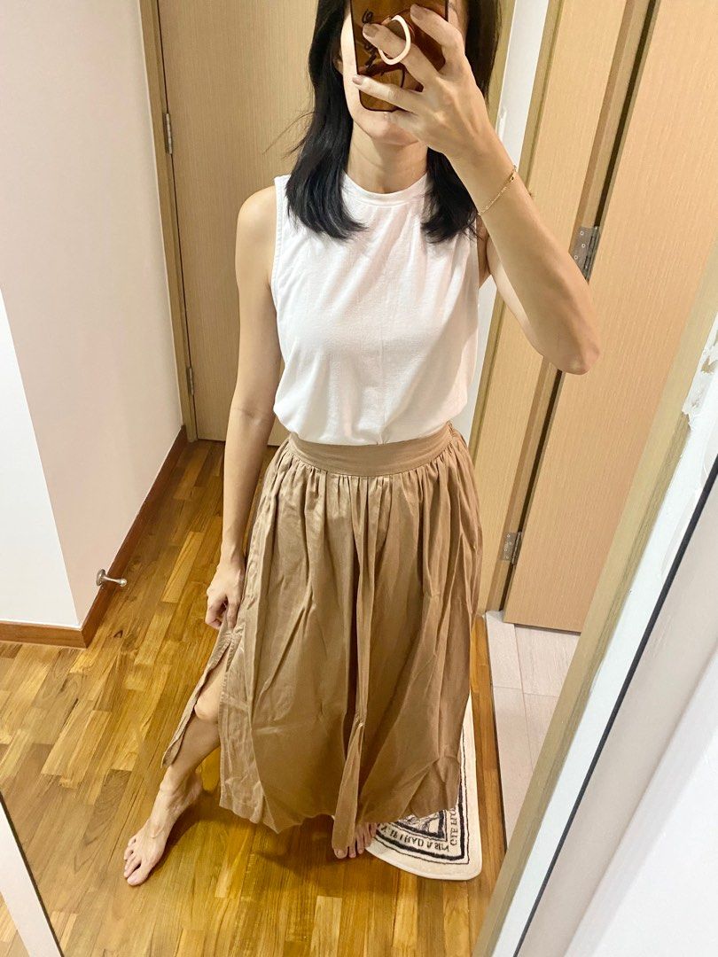 Elastic waist outlet skirt xs