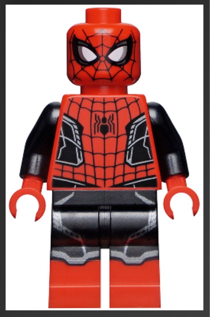LEGO Spiderman Black and Red Suit Carousell
