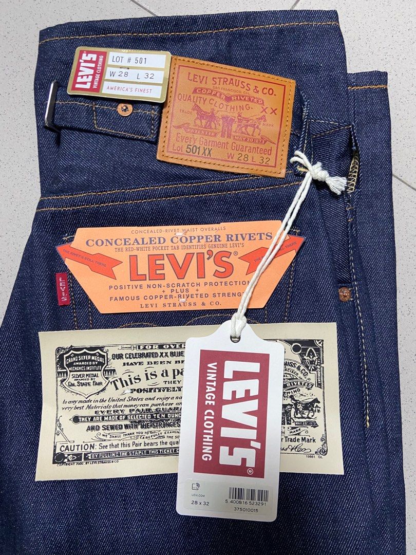Levi's 501 LVC 1937, Men's Fashion, Bottoms, Jeans on Carousell
