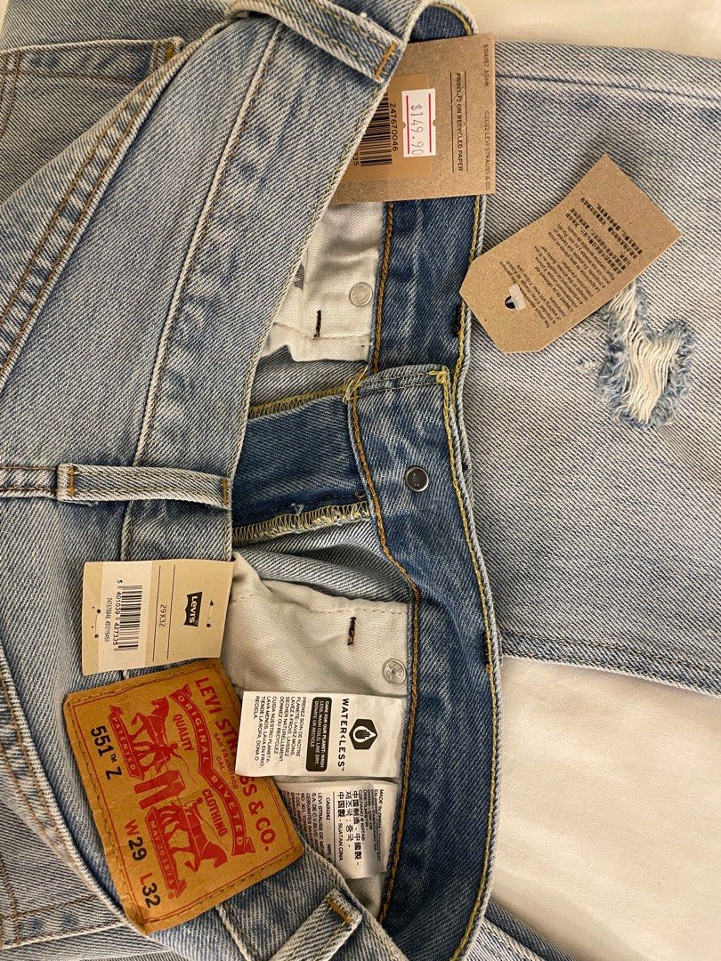Levi's 551 straight, Men's Fashion, Bottoms, Jeans on Carousell