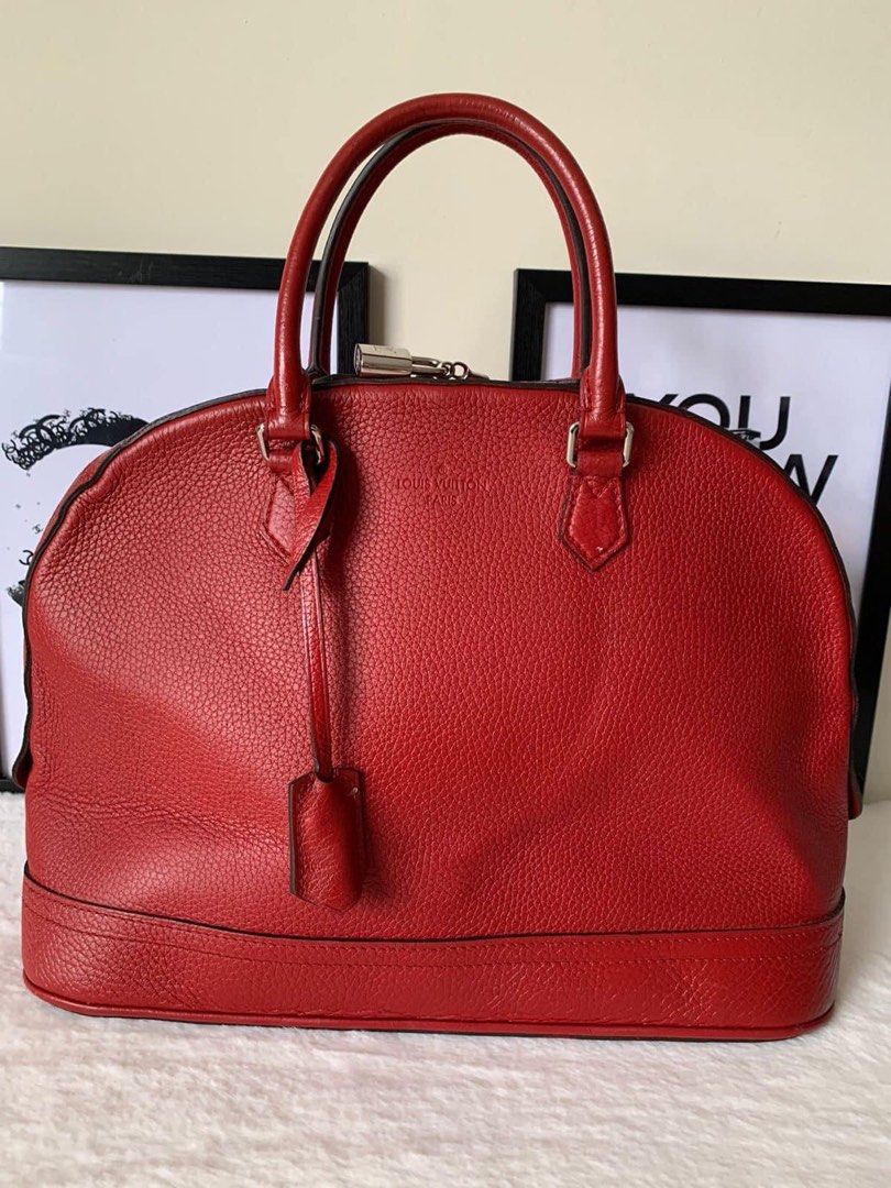 Louis Vuitton Alma MM Cherry Bag (Category: Luxury Bags & Wallets) located in Manila. Submitted by bagislifeshop (Listing ID 1216750255, Image 1). Description: ▪️Louis Vuitton Alma MM Cherry Bag▪️ ☑️Available in Manila ✅Condition: 8.5/10 ✅Material: Taurillon leather in SHW ✅Inclusion: Replacement dustbag and lockset .