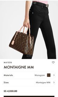Shop Louis Vuitton MONTAIGNE Montaigne mm (M41056) by SkyNS