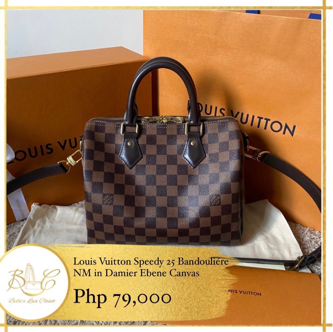 Louis Vuitton LV Damier Speedy Bandouliere 25 Crossbody Shoulder Bag,  Luxury, Bags & Wallets on Carousell