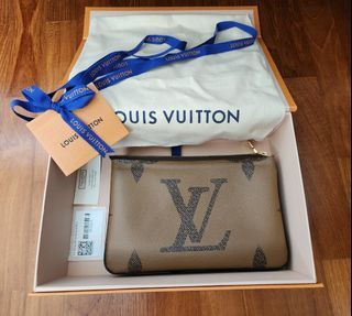 Louis Vuitton Double Zip Pochette, Luxury, Bags & Wallets on Carousell