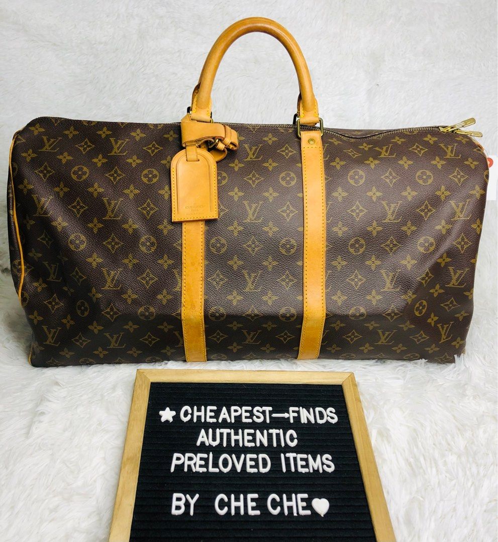 Authentic Louis Vuitton Dust Bag for Keepall, Luxury, Bags & Wallets on  Carousell