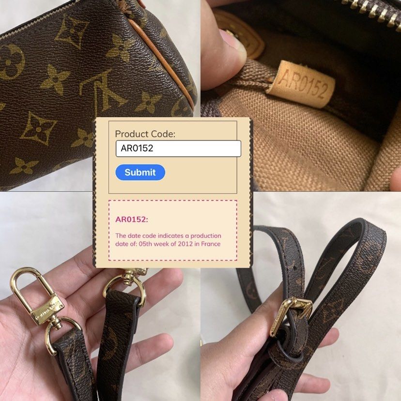 Louis vuitton pochette serial number deals