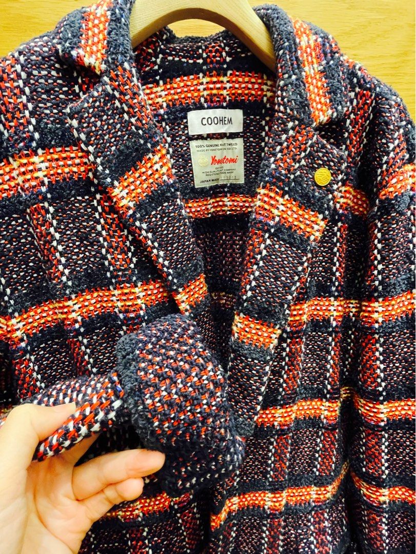 身幅約59cmCOOHEM Yonetomi Knit Tweed JACKET 4