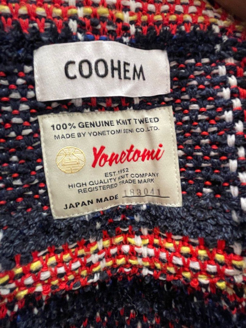 Made in Japan Coohem tweed jacket, 男裝, 外套及戶外衣服- Carousell