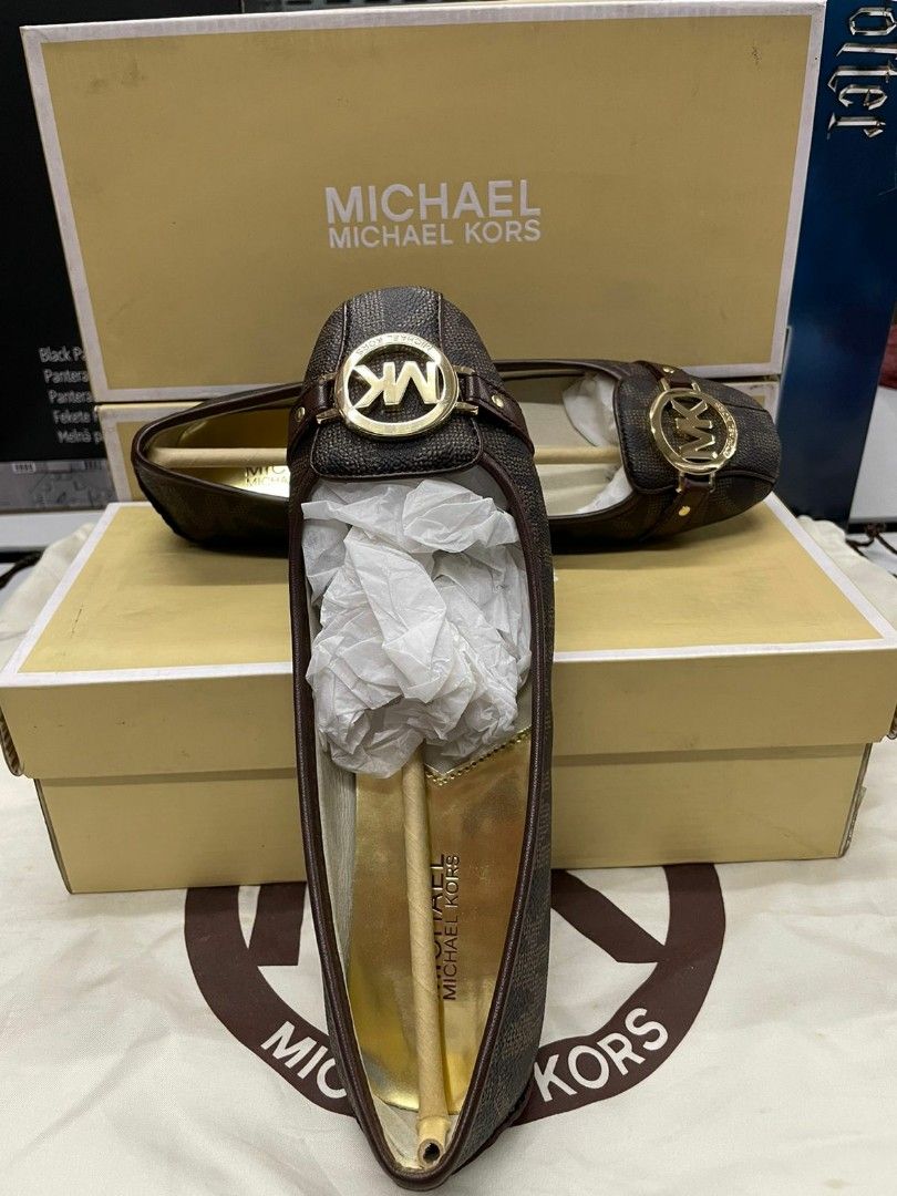 Michael kors fulton moccasin black cheap