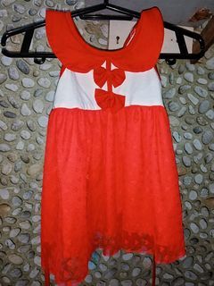 Mini dress red