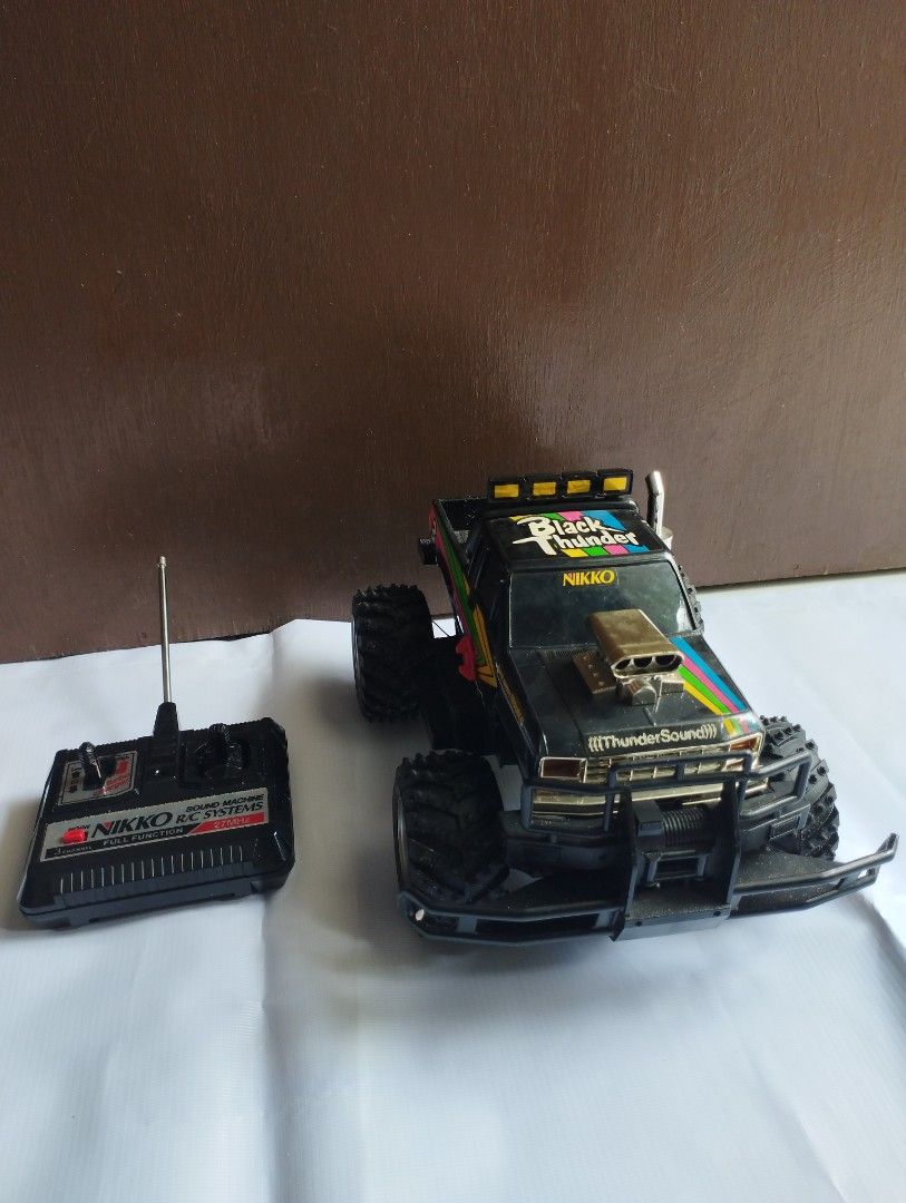 mobil Rc nikko Remote control Black Thunder ( second ), Toys
