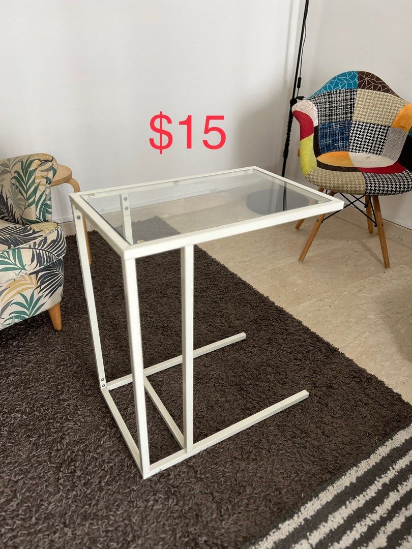 IKEA VITTSJO laptop stand / side table, Furniture & Home Living