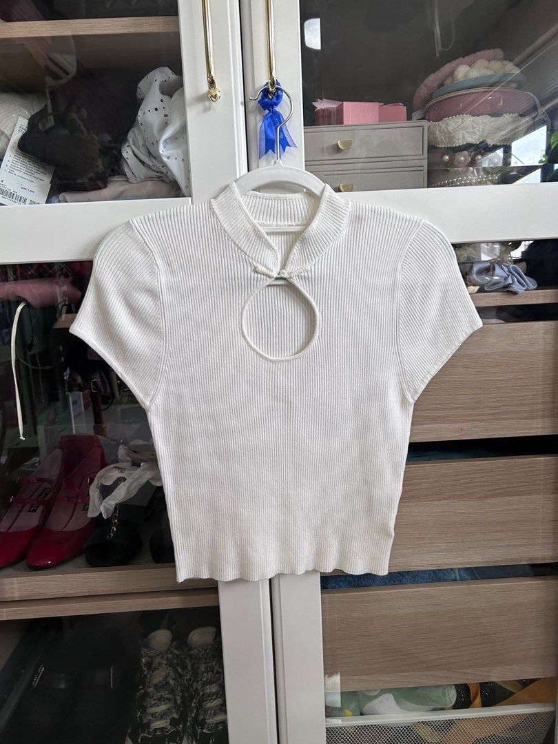 My Dearest Lolita Ribbed Knit Top Brand New Women s Fashion