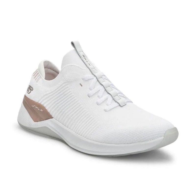 Men's White Synthetic Running Shoes