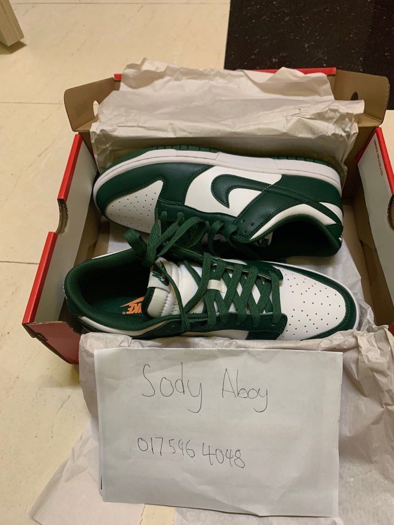 Nike Dunk Low Spartan Green PK GOD Men s Fashion Footwear