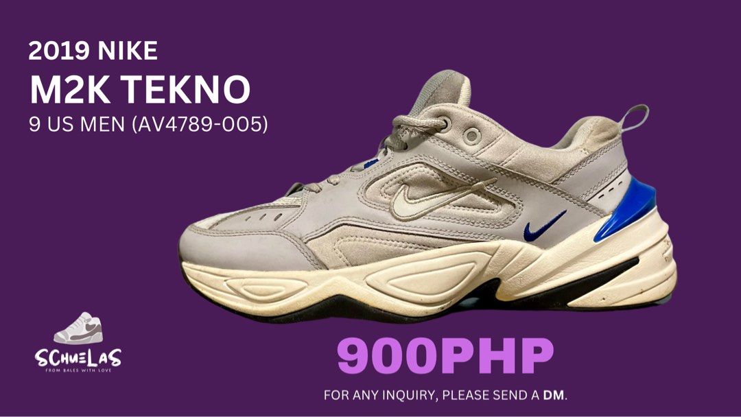 Nike M2K Tekno, Men'S Fashion, Footwear, Sneakers On Carousell