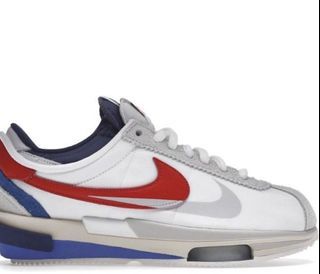 NIKE× SACAI ZOOM CORTEZ 新品未使用24.5㎝ ホワイト系本最も安い購入