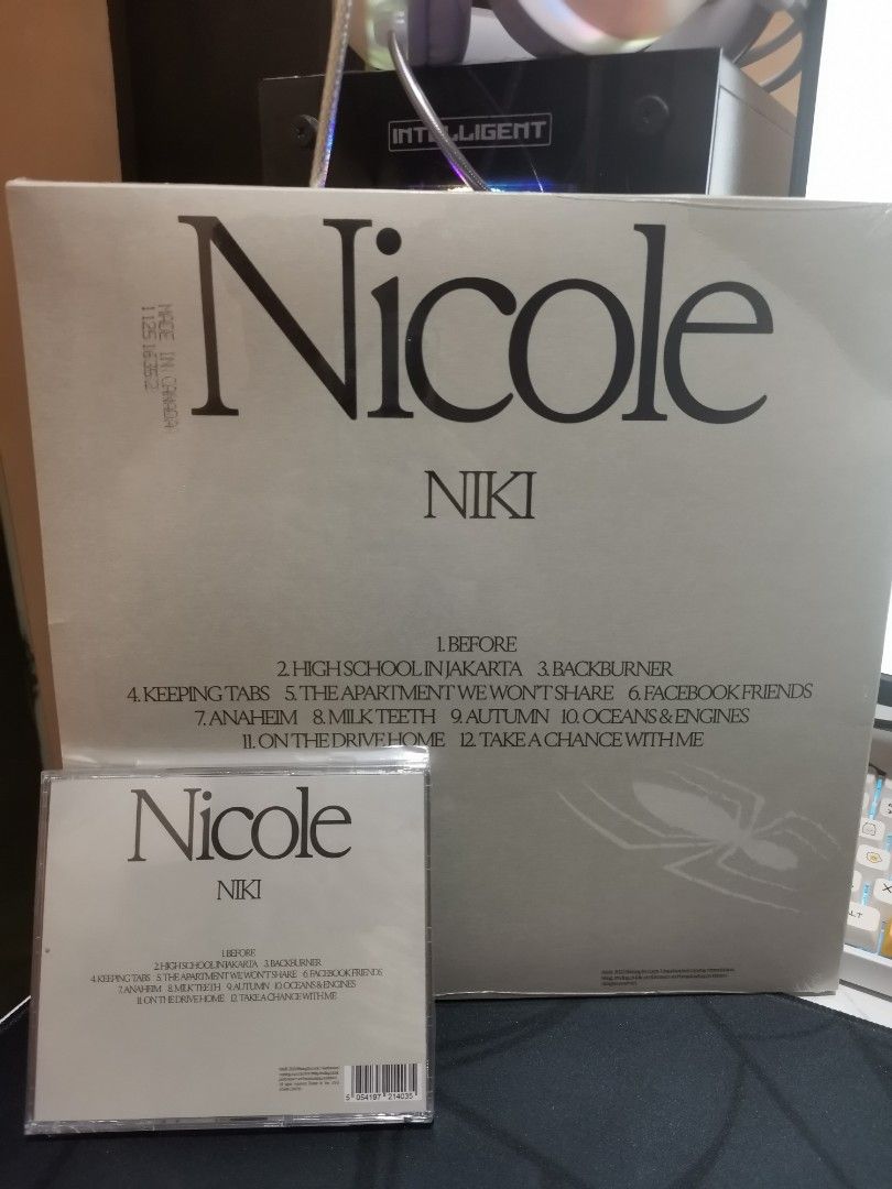 (NIKI) Nicole 2-LP Milky Clear Vinyl and Nicole CD on Carousell