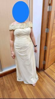 Mel Orlina Ninang or mother gown for events and wedding dress