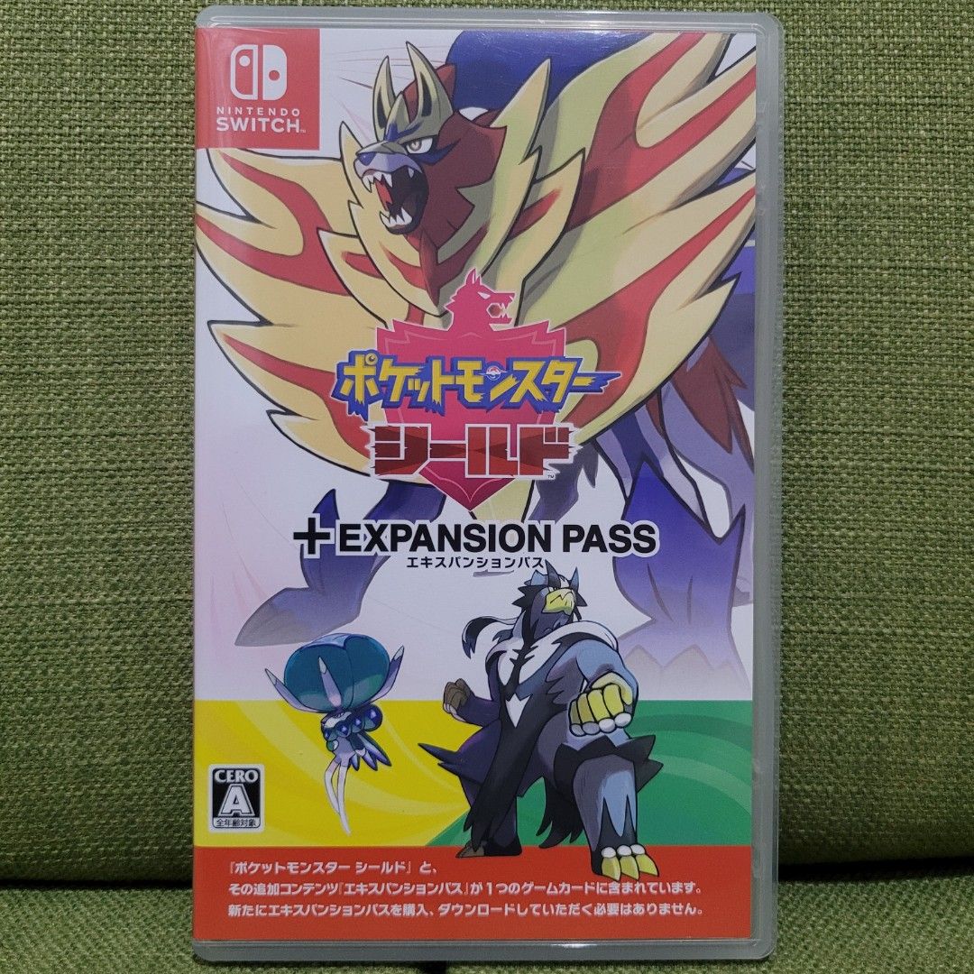 NINTENDO SWITCH [USED] Pokemon Shield + Expansion Pass, Video Gaming