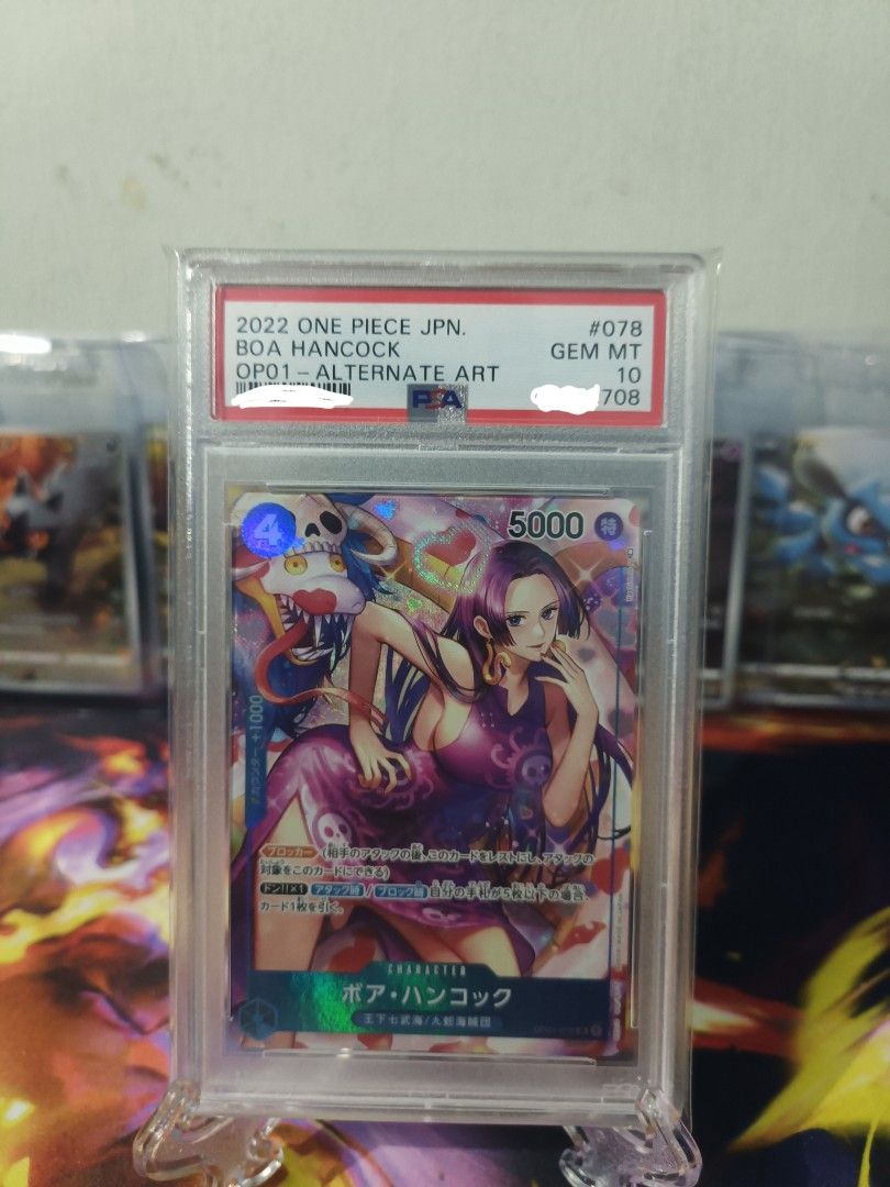 OP01 Psa 10 Boa Hancock. Luffy championship Chopper Nami Sanji Zoro
