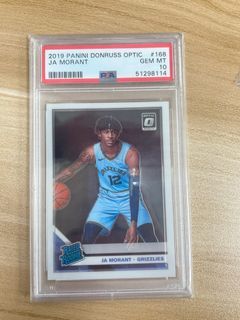 Panini donruss optic RC Ja Morant PSA10